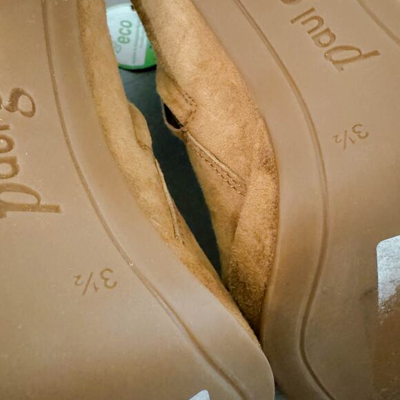 Paul Green Elle Suede Leather Heel Pointed Ankle Fall Boots Tan Brown sz 3.5 NWT - Picture 11 of 13